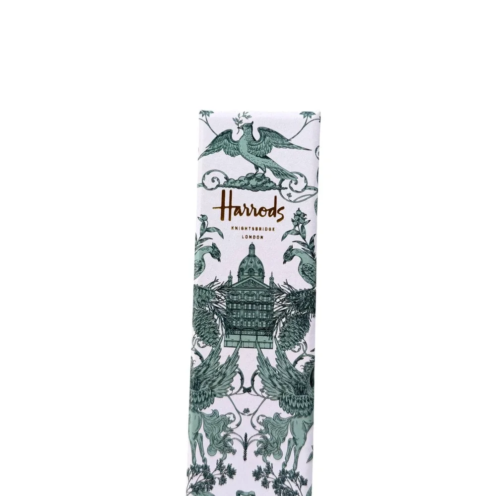 Harrods Menagerie Ballpoint Pen Unisex OS Green Gold Luxury London Souvenir Box